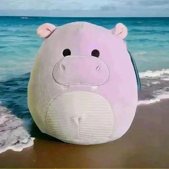 Squishmallow Hannah the Hippopotamus Purple 8” plush - Picture 1 of 3